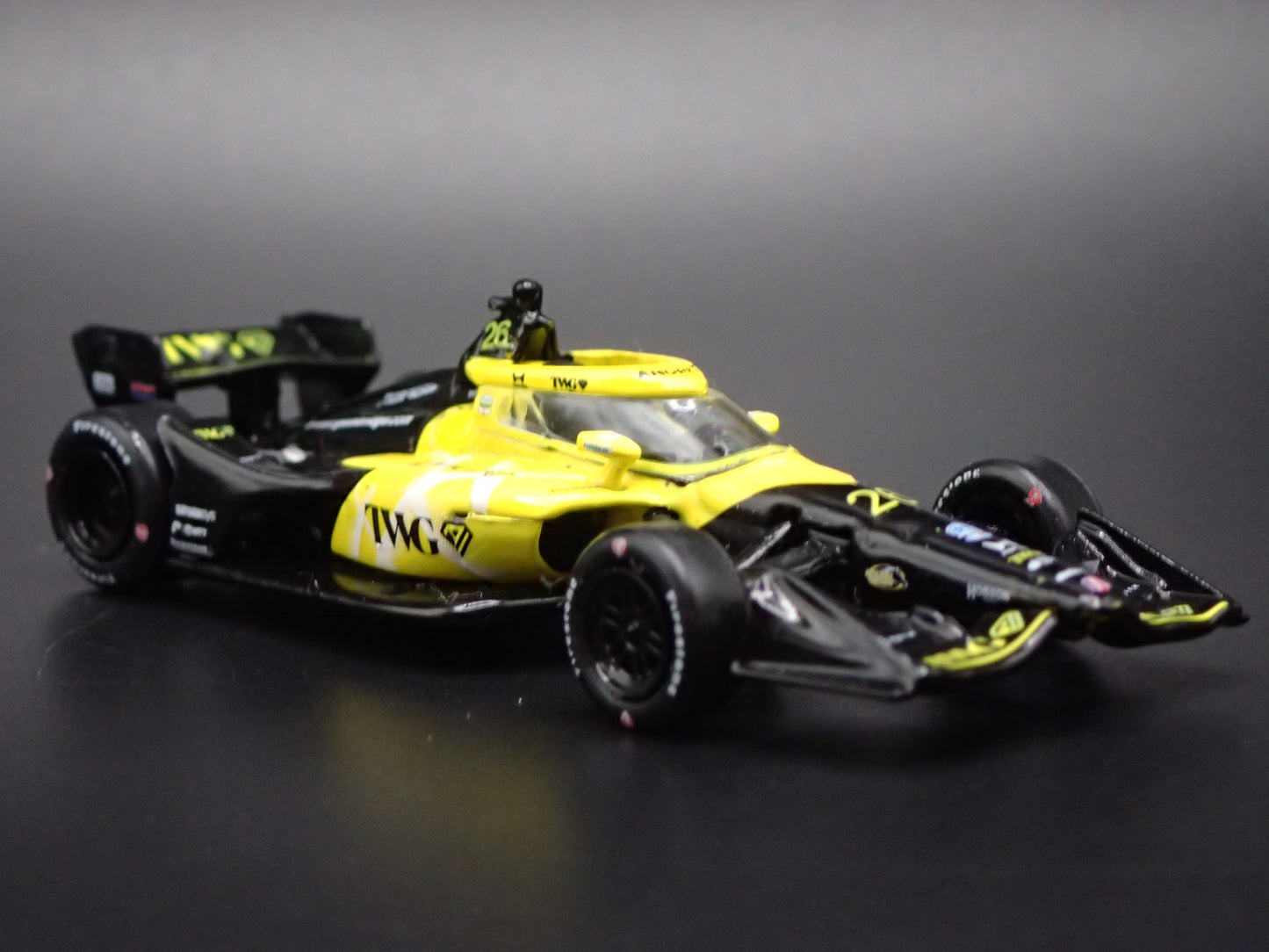 2026 26 INDY CAR HONDA #26 WILL POWER TWG 1:64 SCALE DIORAMA DIECAST MODEL CAR