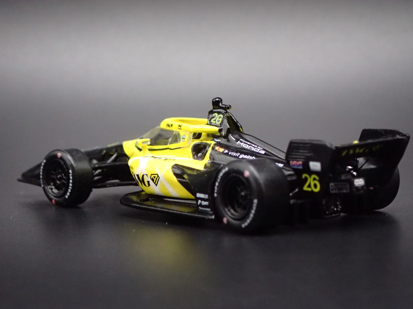2026 26 INDY CAR HONDA #26 WILL POWER TWG 1:64 SCALE DIORAMA DIECAST MODEL CAR