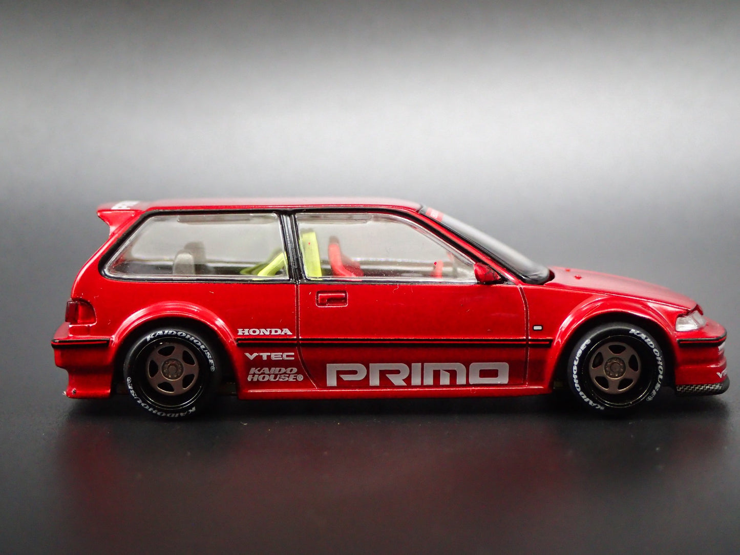 1987-1991 HONDA CIVIC EF HATCH KAIDO HOUSE 1:64 SCALE DIORAMA DIECAST MODEL CAR