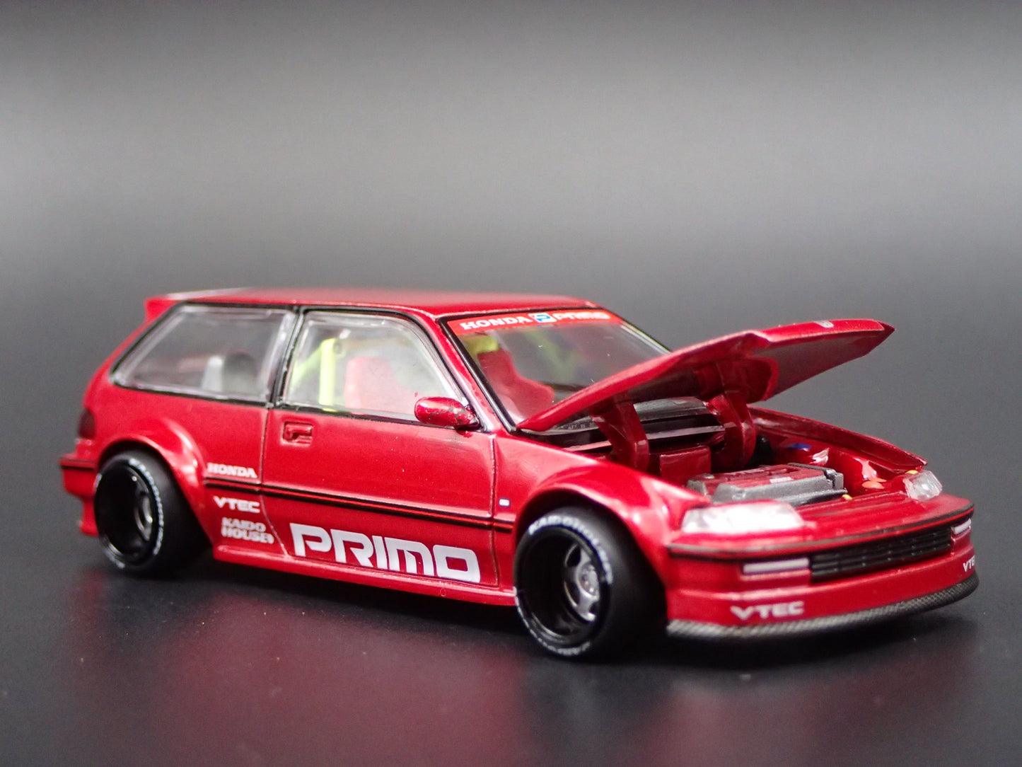 1987-1991 HONDA CIVIC EF HATCH KAIDO HOUSE 1:64 SCALE DIORAMA DIECAST MODEL CAR