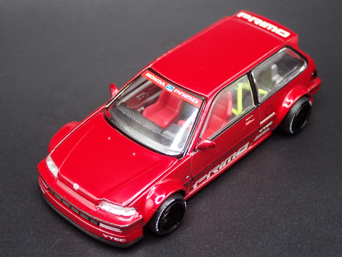 1987-1991 HONDA CIVIC EF HATCH KAIDO HOUSE 1:64 SCALE DIORAMA DIECAST MODEL CAR