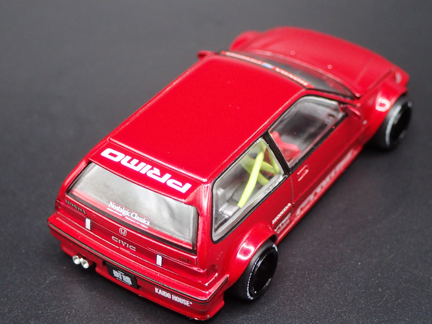 1987-1991 HONDA CIVIC EF HATCH KAIDO HOUSE 1:64 SCALE DIORAMA DIECAST MODEL CAR