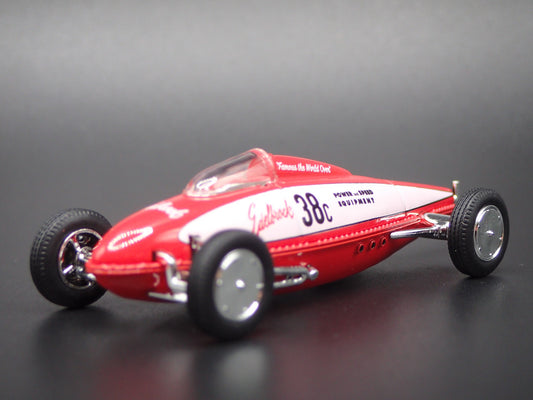 VINTAGE RACING 1938-1950 BELLY TANKER EDELBROCK RED 1/64 SCALE DIECAST MODEL CAR