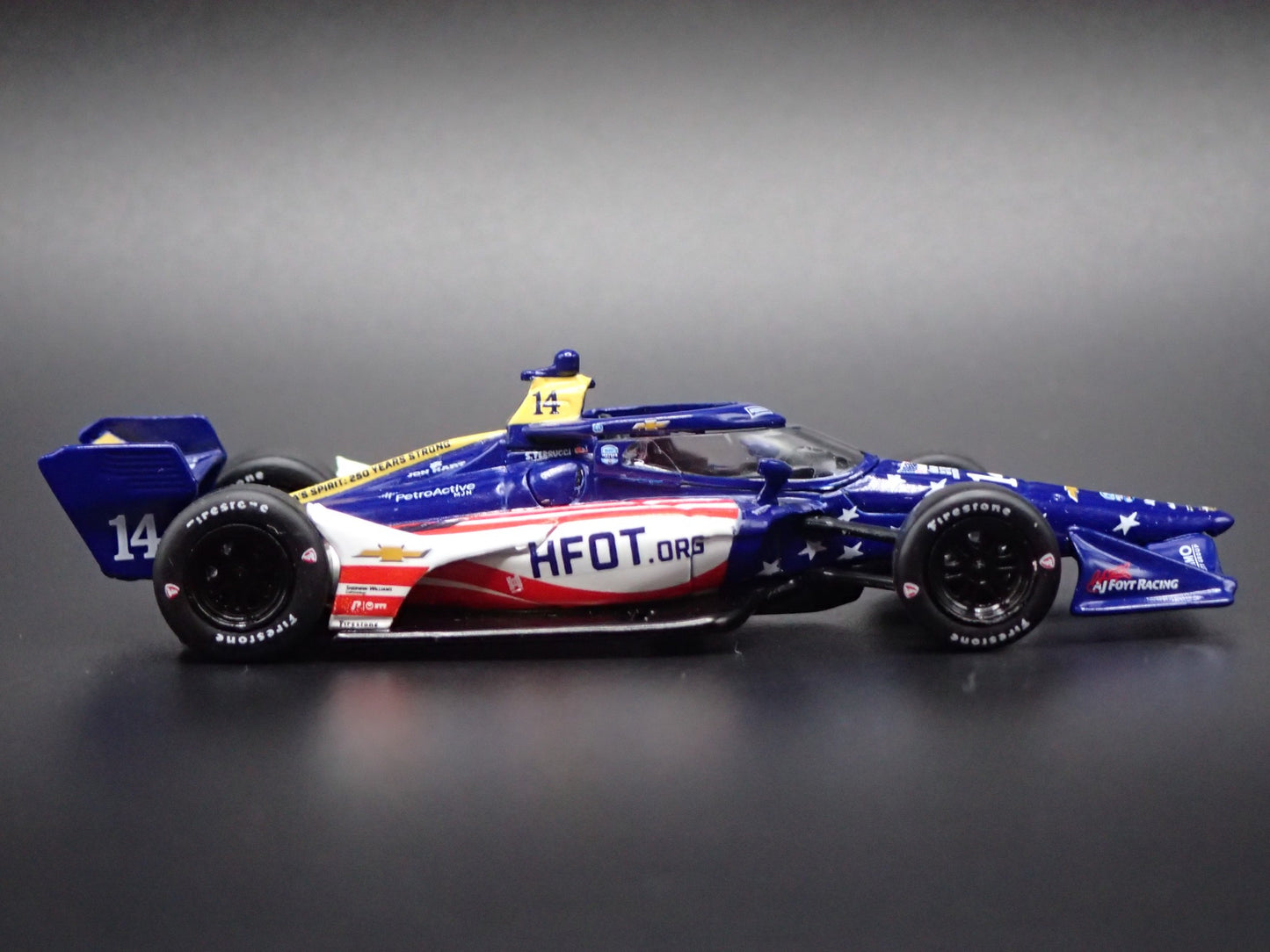 2026 26 INDY CAR CHEVY 14 SANTINO FERRUCCI HFOT USA 1:64 SCALE DIECAST MODEL CAR