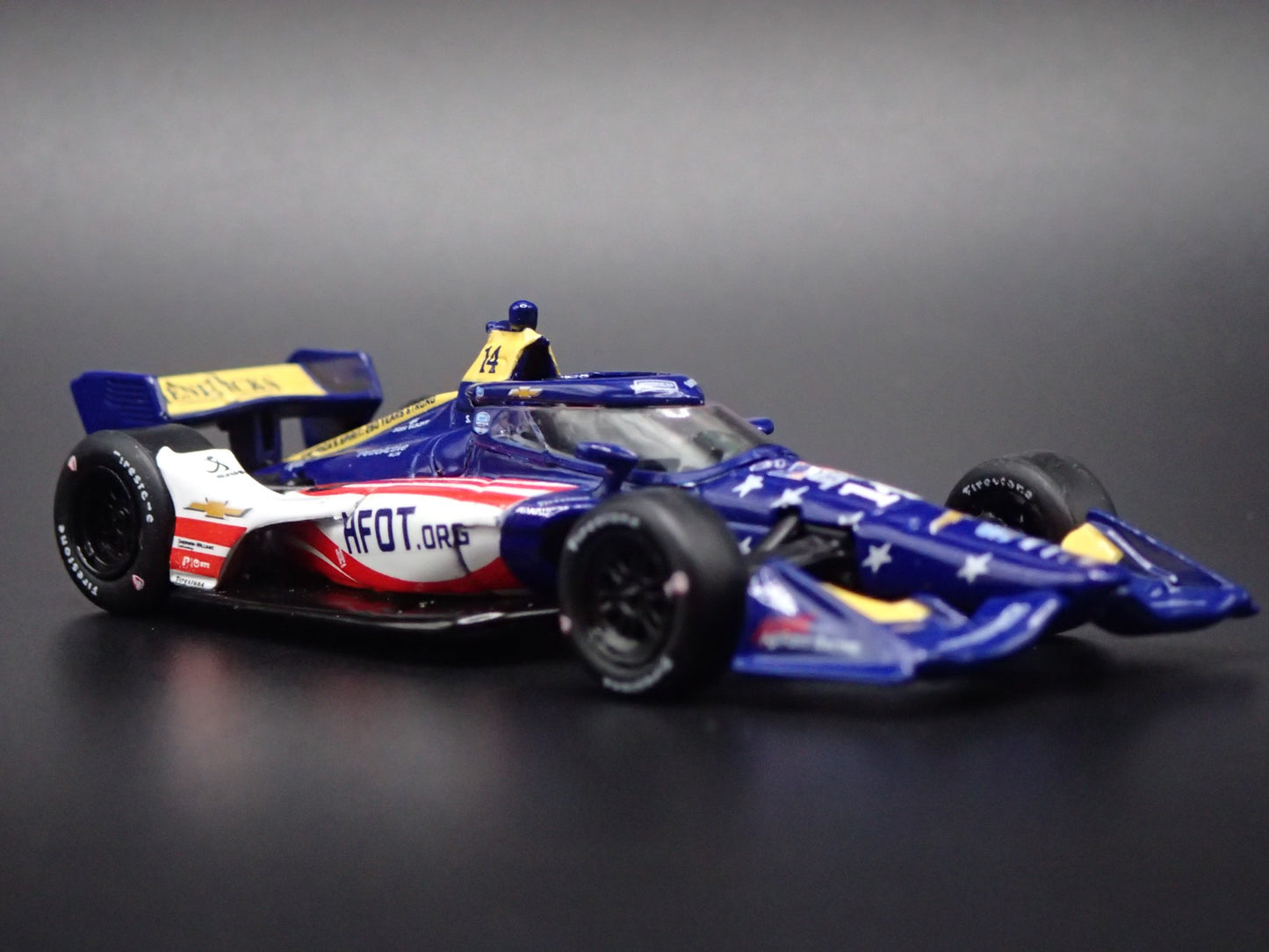 2026 26 INDY CAR CHEVY 14 SANTINO FERRUCCI HFOT USA 1:64 SCALE DIECAST MODEL CAR