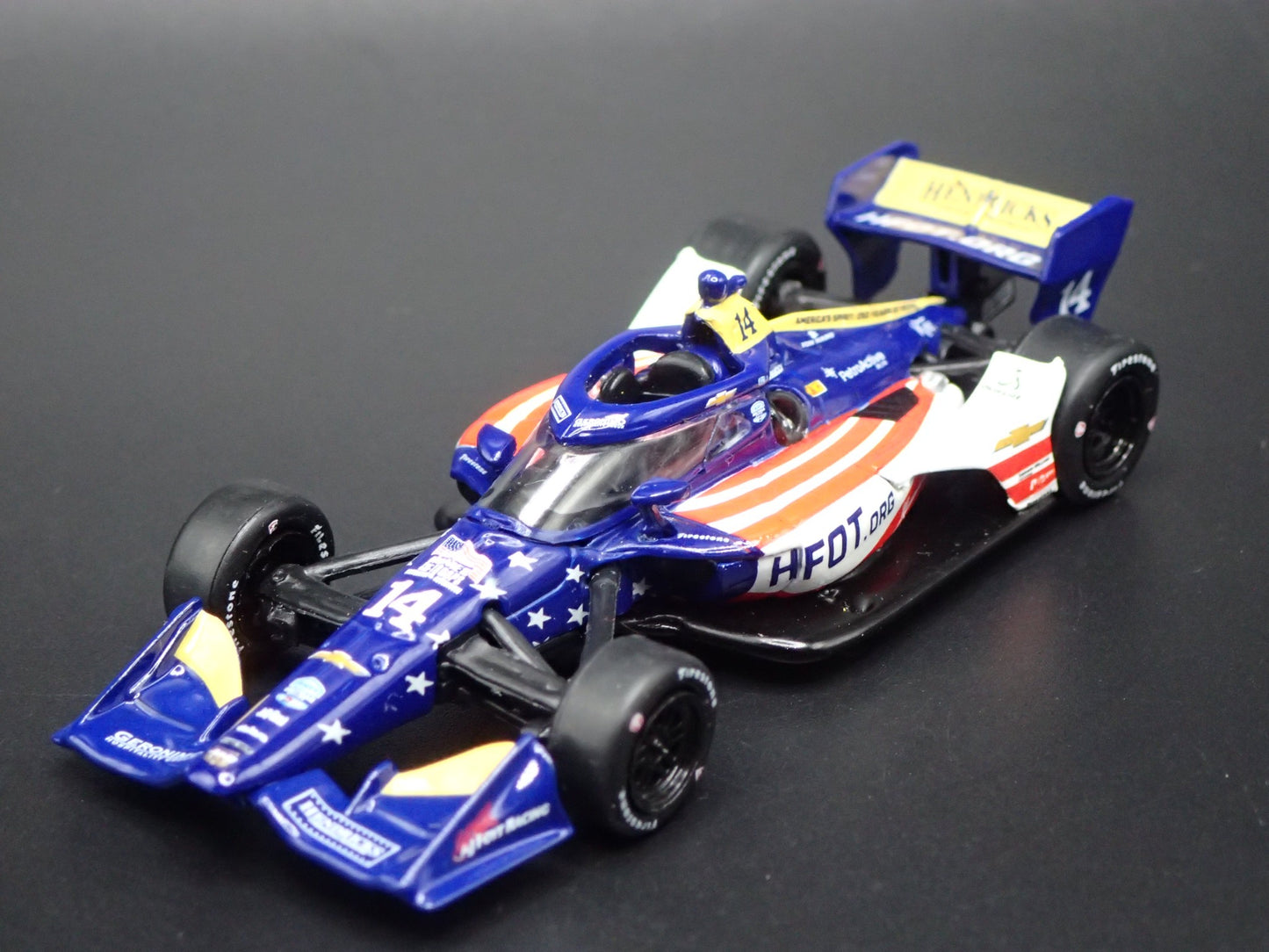 2026 26 INDY CAR CHEVY 14 SANTINO FERRUCCI HFOT USA 1:64 SCALE DIECAST MODEL CAR
