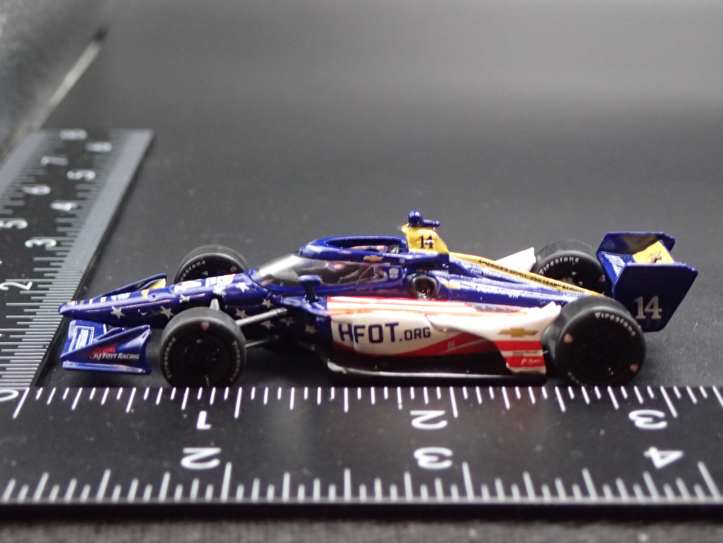 2026 26 INDY CAR CHEVY 14 SANTINO FERRUCCI HFOT USA 1:64 SCALE DIECAST MODEL CAR