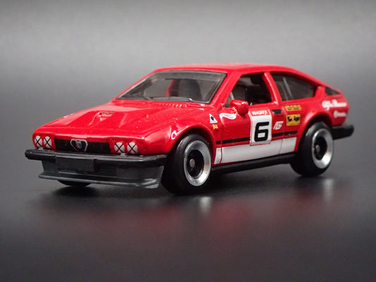 1981-1987 ALFA ROMEO GTV6 3.0 RED 1:64 SCALE COLLECTIBLE DIECAST MODEL CAR