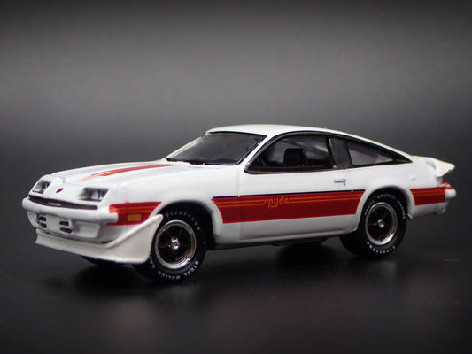1980 80 CHEVY CHEVROLET MONZA SPYDER WHITE 1/64 SCALE DIORAMA DIECAST MODEL CAR