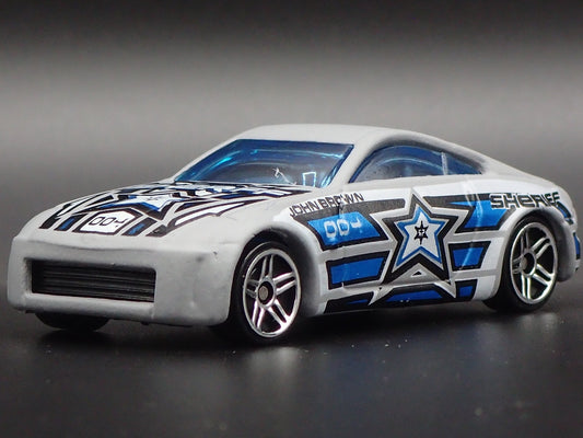 2003-2009 NISSAN 350Z SHERIFF 1:64 SCALE COLLECTIBLE DIORAMA DIECAST MODEL CAR