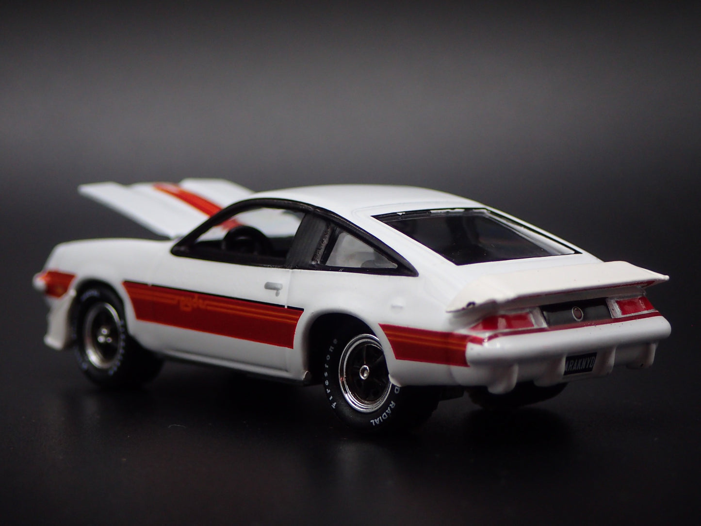 1980 80 CHEVY CHEVROLET MONZA SPYDER WHITE 1/64 SCALE DIORAMA DIECAST MODEL CAR