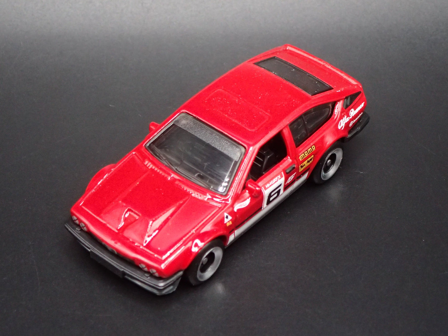 1981-1987 ALFA ROMEO GTV6 3.0 RED 1:64 SCALE COLLECTIBLE DIECAST MODEL CAR