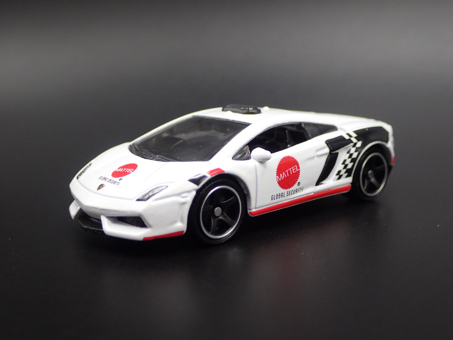 2008-2013 LAMBORGHINI GALLARDO MATTEL POLICE CAR 1/64 SCALE DIECAST MODEL CAR