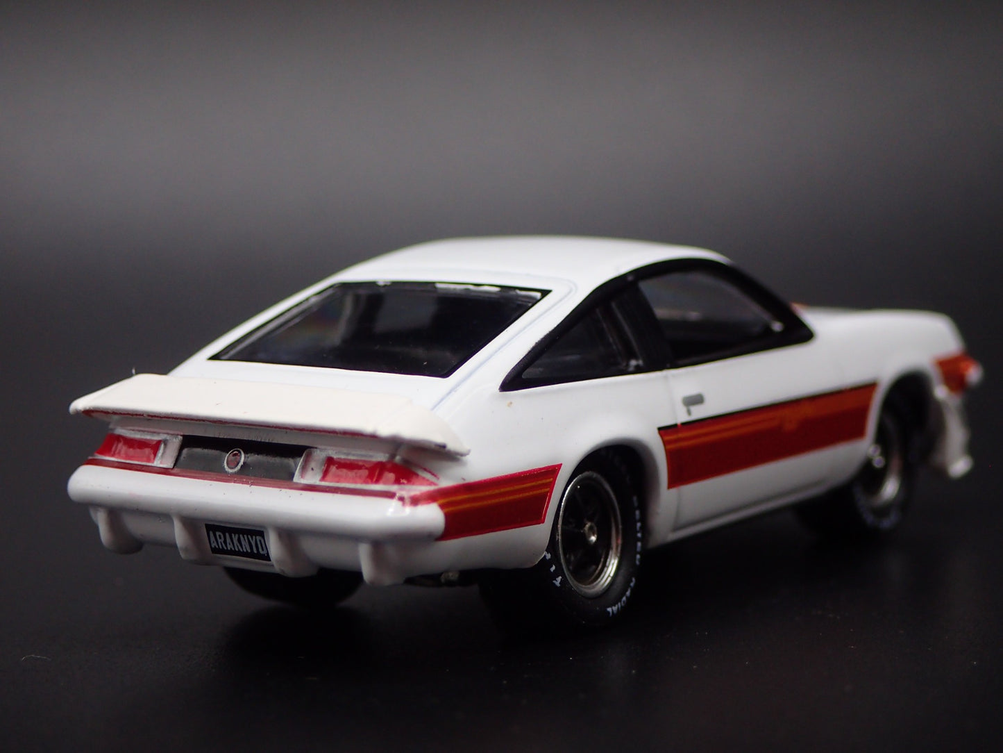 1980 80 CHEVY CHEVROLET MONZA SPYDER WHITE 1/64 SCALE DIORAMA DIECAST MODEL CAR