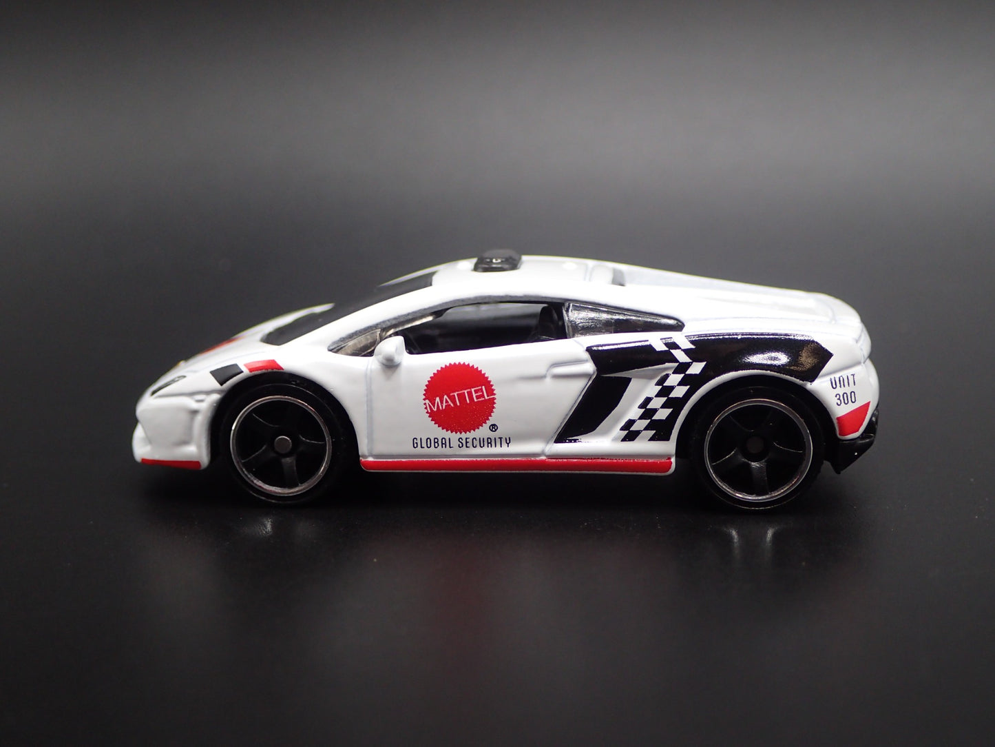 2008-2013 LAMBORGHINI GALLARDO MATTEL POLICE CAR 1/64 SCALE DIECAST MODEL CAR