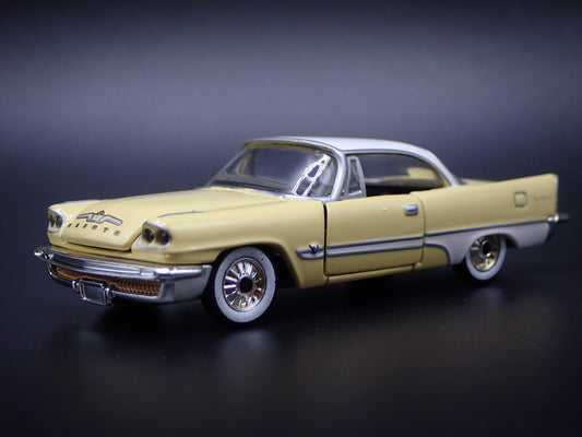 1957 57 DESOTO FIREFLITE YELLOW 1:64 SCALE COLLECTIBLE DIORAMA DIECAST MODEL CAR