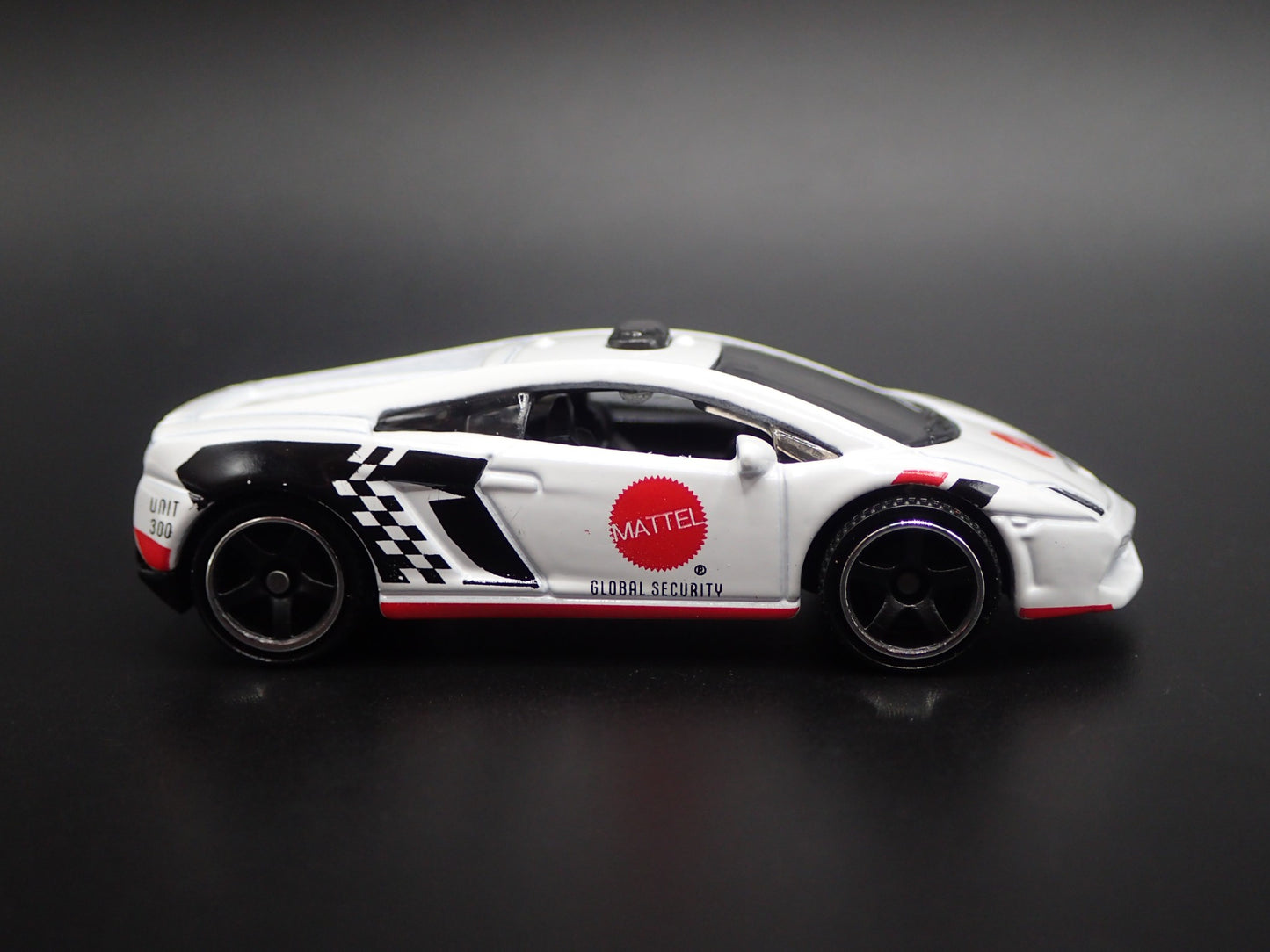 2008-2013 LAMBORGHINI GALLARDO MATTEL POLICE CAR 1/64 SCALE DIECAST MODEL CAR