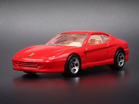 1998-2003 FERRARI 456M RED 1:64 SCALE COLLECTIBLE DIORAMA DIECAST MODEL CAR