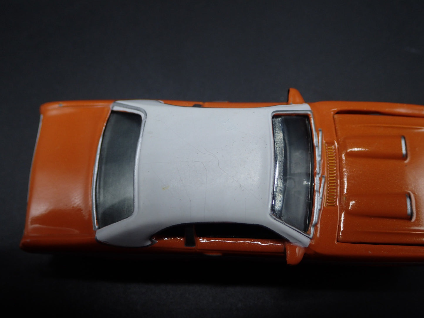 1971 71 DODGE DEMON ORANGE 1/64 SCALE COLLECTIBLE DIORAMA DIECAST MODEL CAR