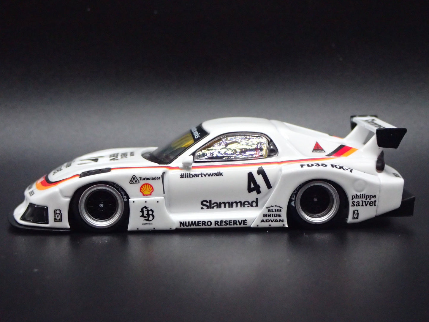 MAZDA RX7 FD3S LB-SUPER SILHOUETTE LIBERTY WALK JDM 1:64 SCALE DIECAST MODEL CAR
