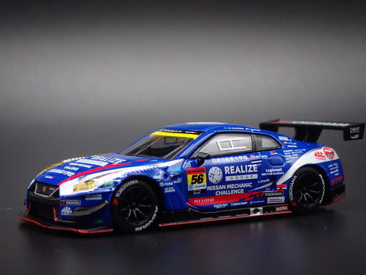 NISSAN GTR R35 NISMO GT3 #56 REALIZE KONDO RACING 1:64 SCALE DIECAST MODEL CAR