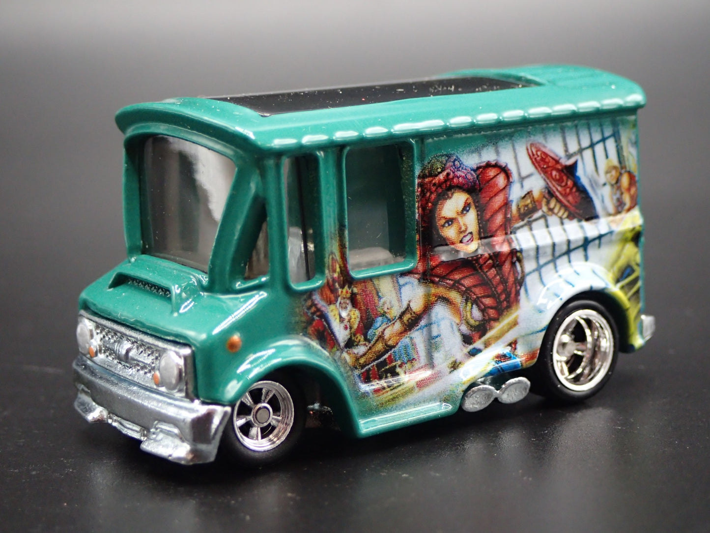 RETRO BREAD DELIVERY TRUCK MOTU MASTERS 1:64 SCALE DIORAMA DIECAST MODEL CAR
