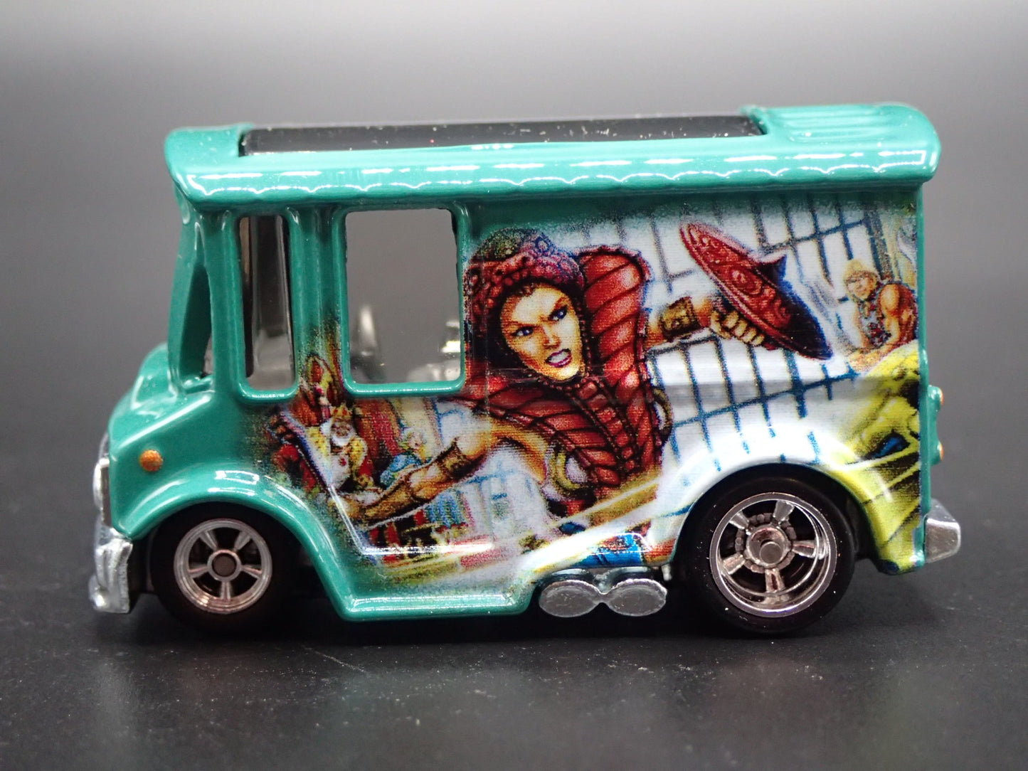 RETRO BREAD DELIVERY TRUCK MOTU MASTERS 1:64 SCALE DIORAMA DIECAST MODEL CAR