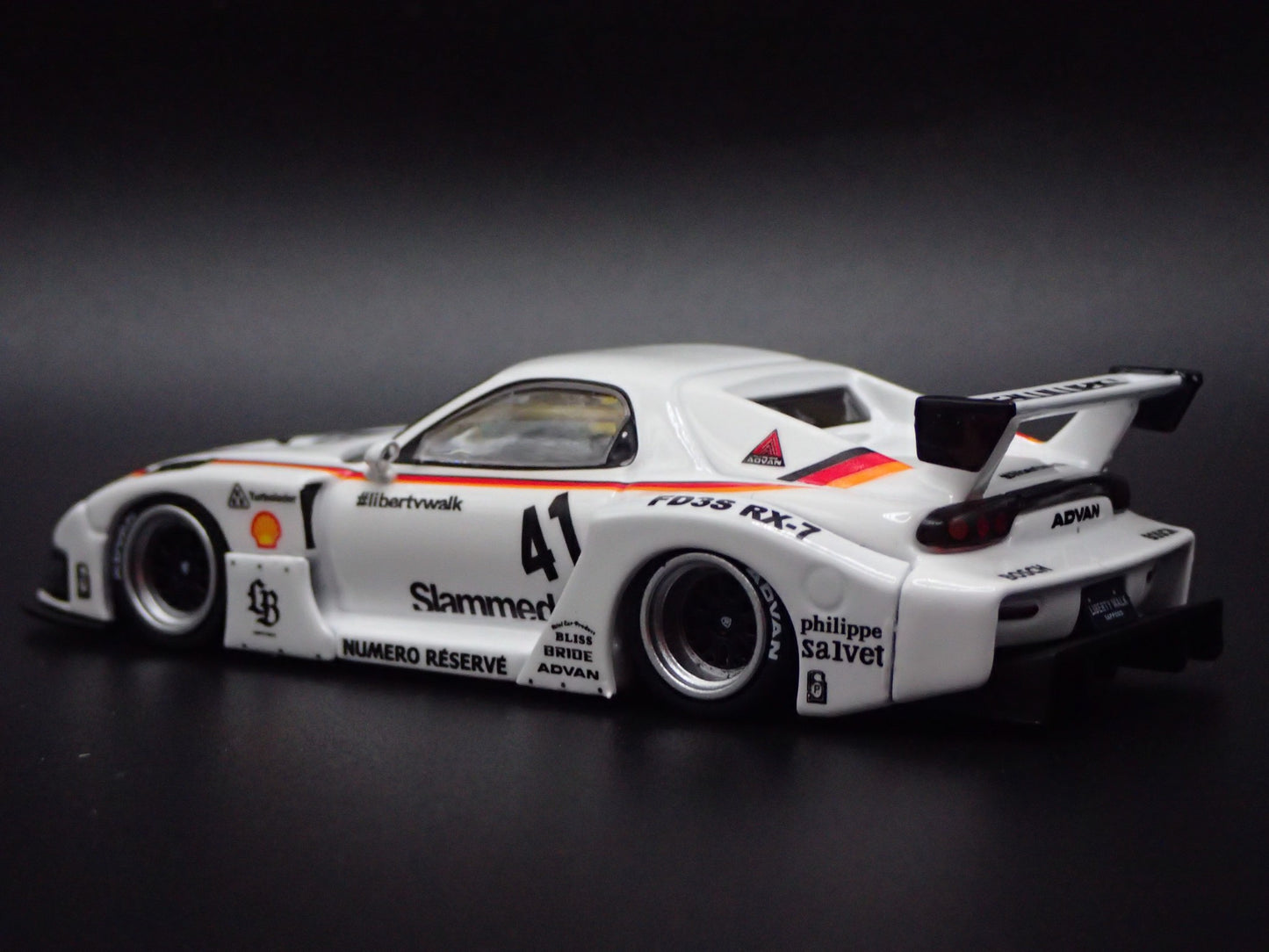 MAZDA RX7 FD3S LB-SUPER SILHOUETTE LIBERTY WALK JDM 1:64 SCALE DIECAST MODEL CAR