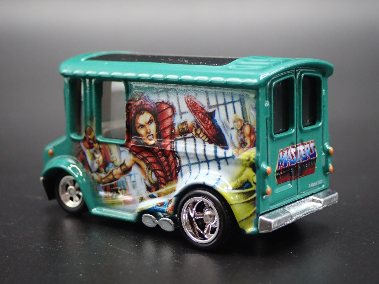 RETRO BREAD DELIVERY TRUCK MOTU MASTERS 1:64 SCALE DIORAMA DIECAST MODEL CAR