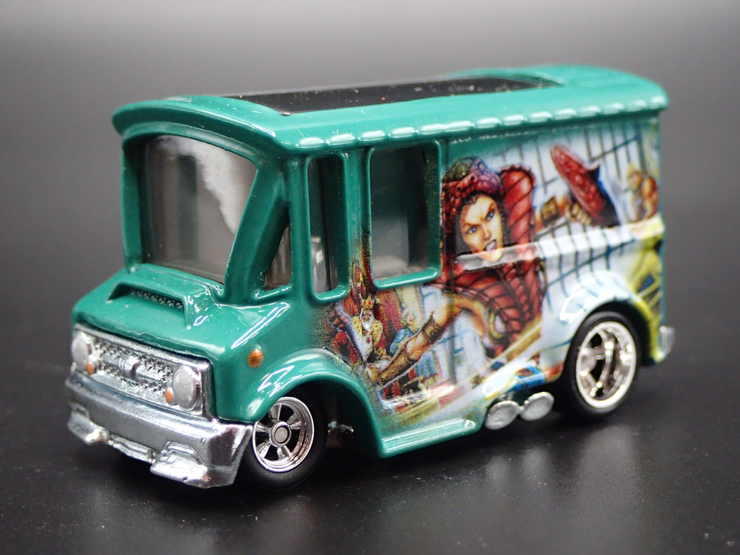 RETRO BREAD DELIVERY TRUCK MOTU MASTERS 1:64 SCALE DIORAMA DIECAST MODEL CAR