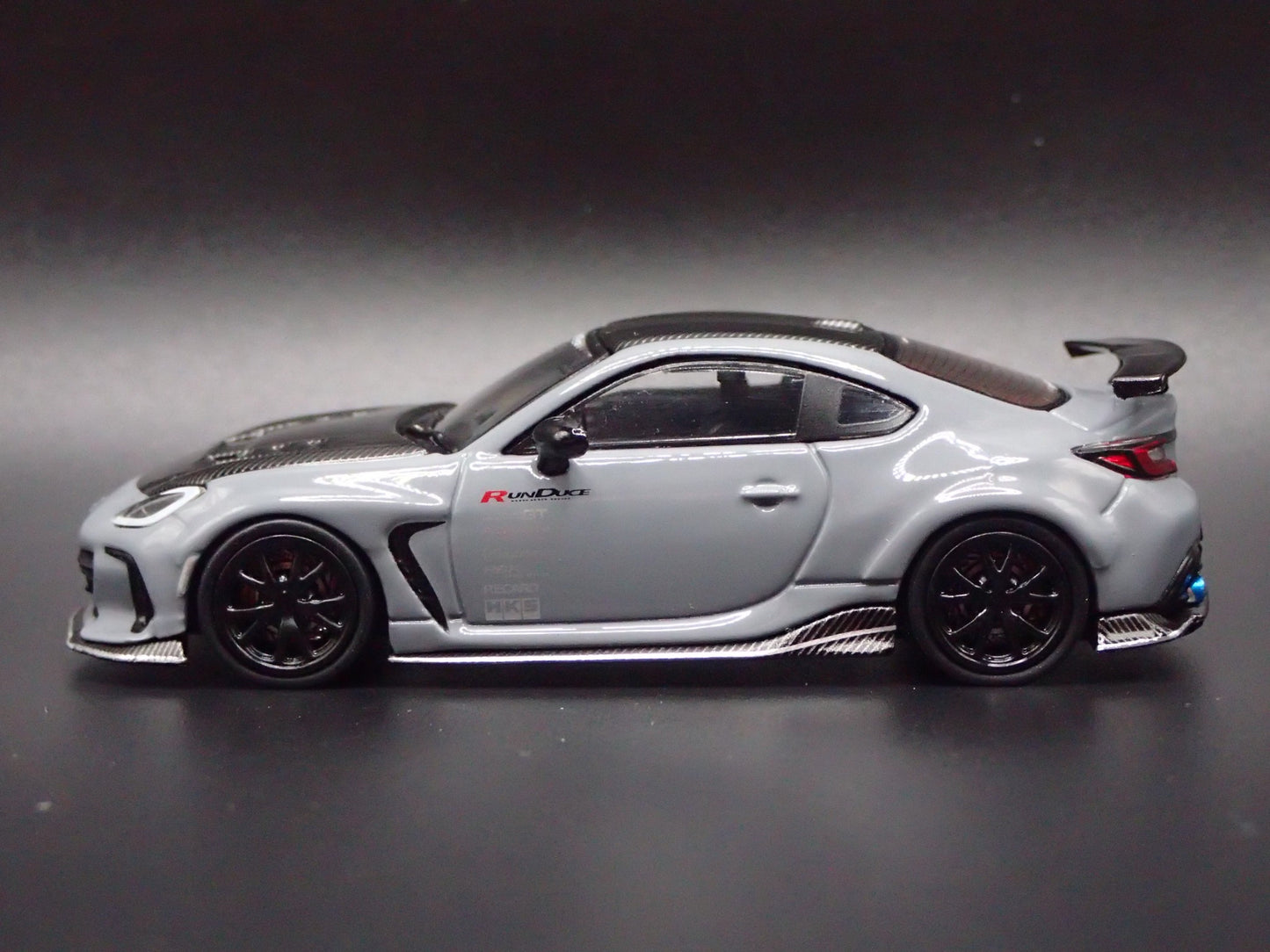 2021-2025 SUBARU BRZ GRAY RARE 1/64 SCALE COLLECTIBLE DIORAMA DIECAST MODEL CAR