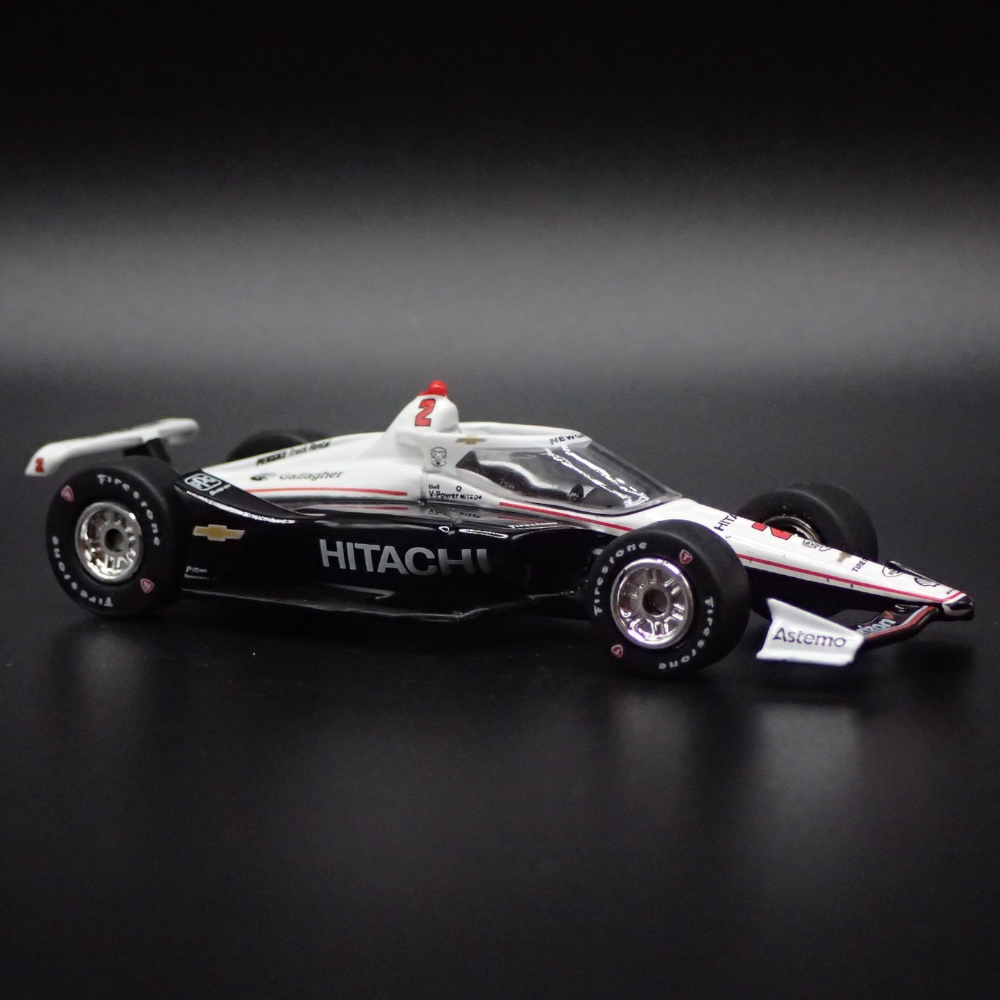 2024 24 INDY RACING CHEVY 2 JOSEF NEWGARDEN HITACHI 1:64 SCALE DIECAST MODEL CAR