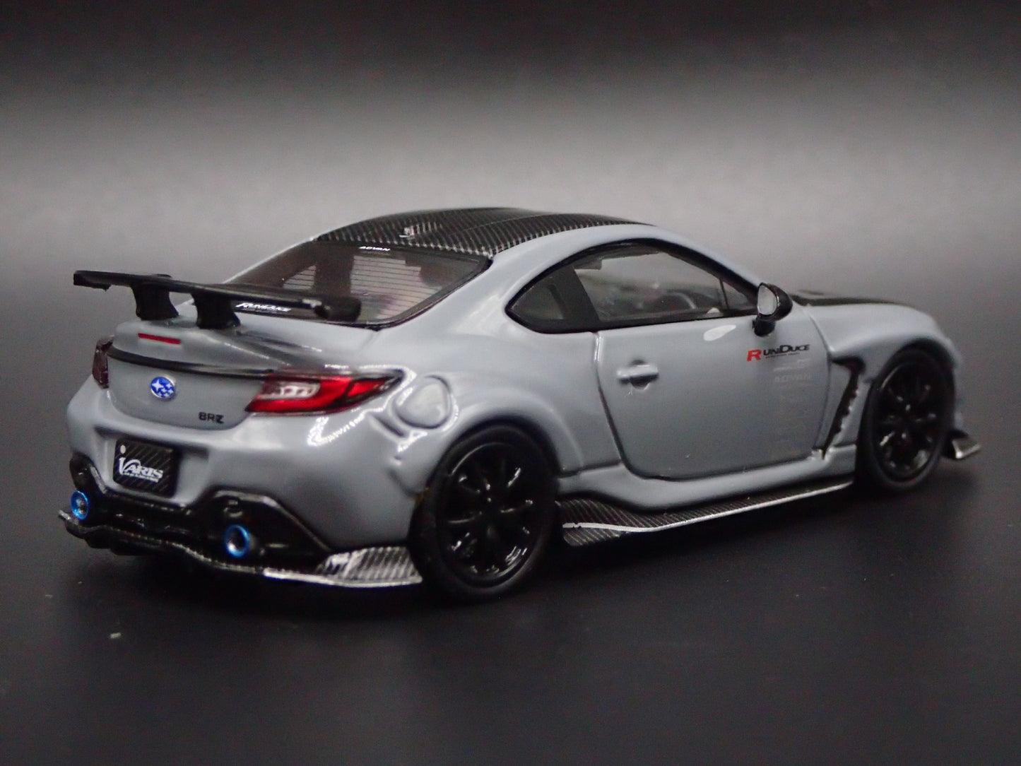 2021-2025 SUBARU BRZ GRAY RARE 1/64 SCALE COLLECTIBLE DIORAMA DIECAST MODEL CAR