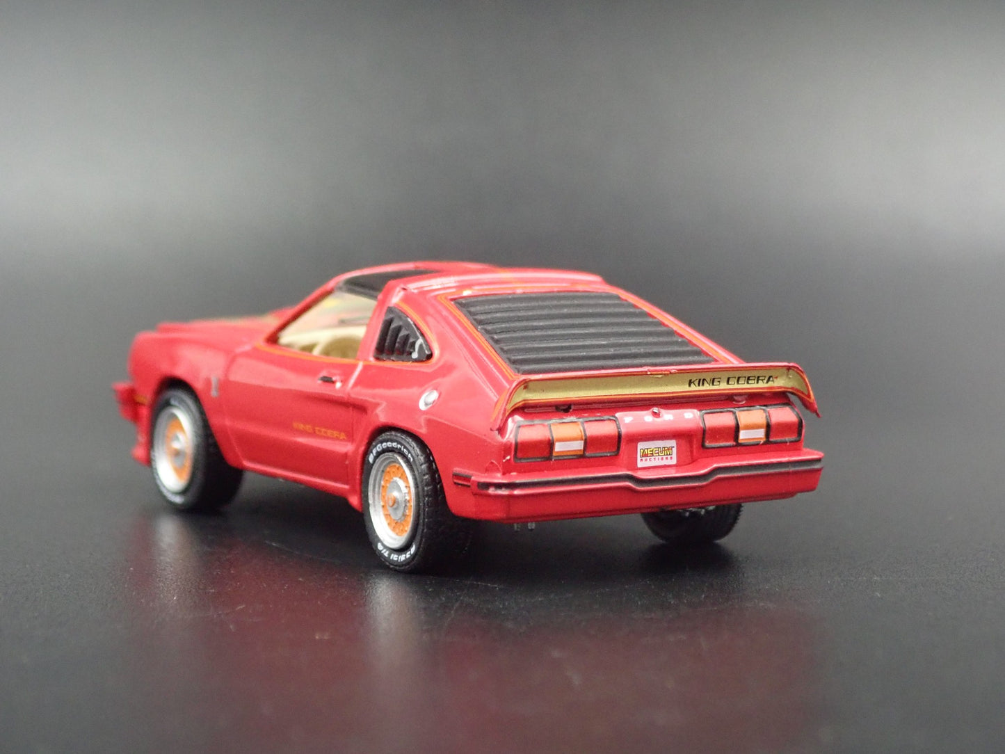 1978 78 FORD MUSTANG II KING COBRA RED 1:64 SCALE COLLECTIBLE DIECAST MODEL CAR