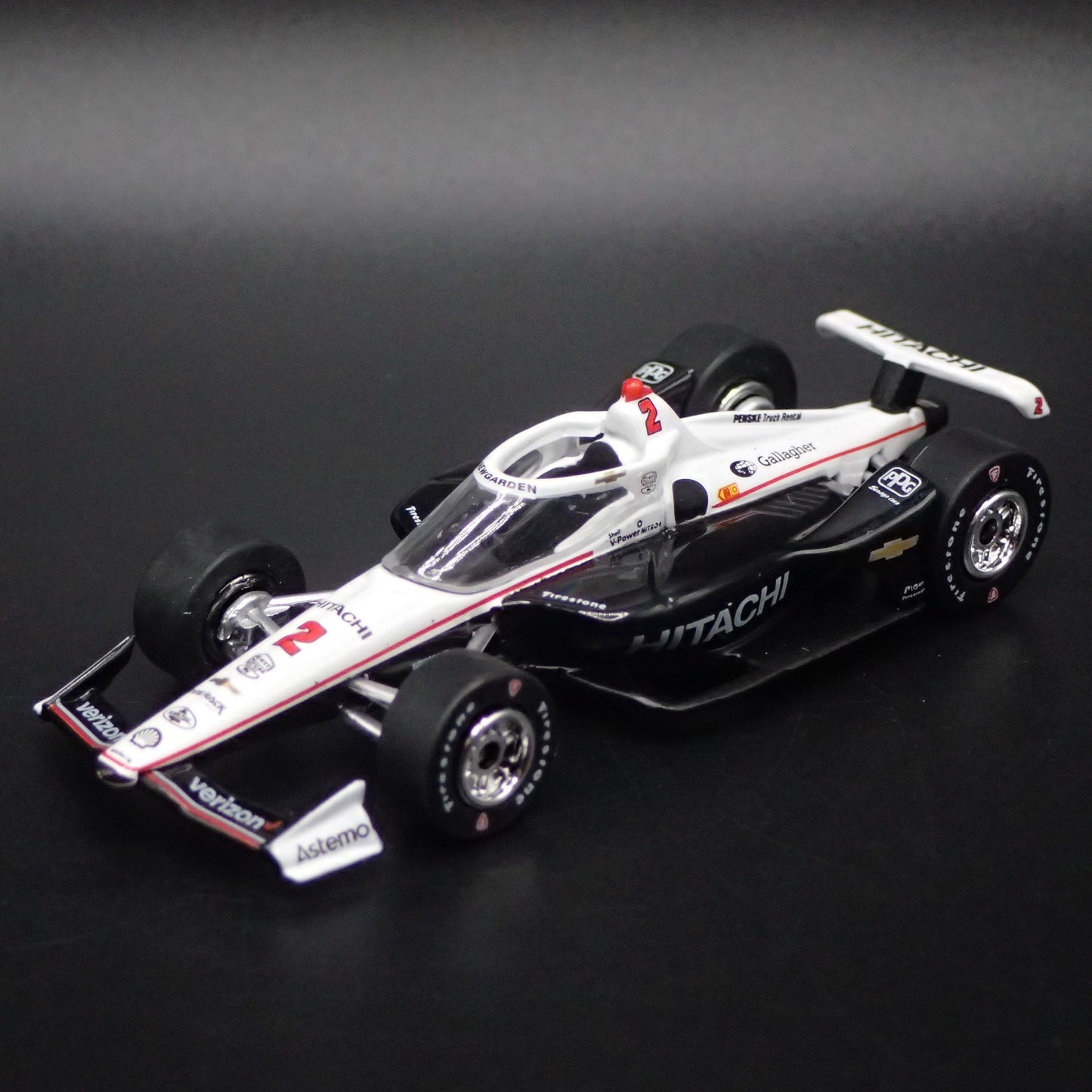 2024 24 INDY RACING CHEVY 2 JOSEF NEWGARDEN HITACHI 1:64 SCALE DIECAST MODEL CAR