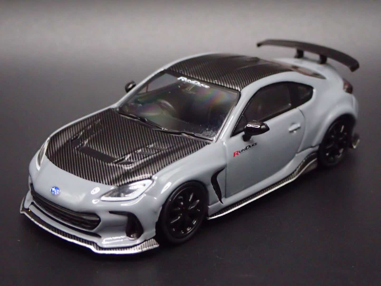 2021-2025 SUBARU BRZ GRAY RARE 1/64 SCALE COLLECTIBLE DIORAMA DIECAST MODEL CAR