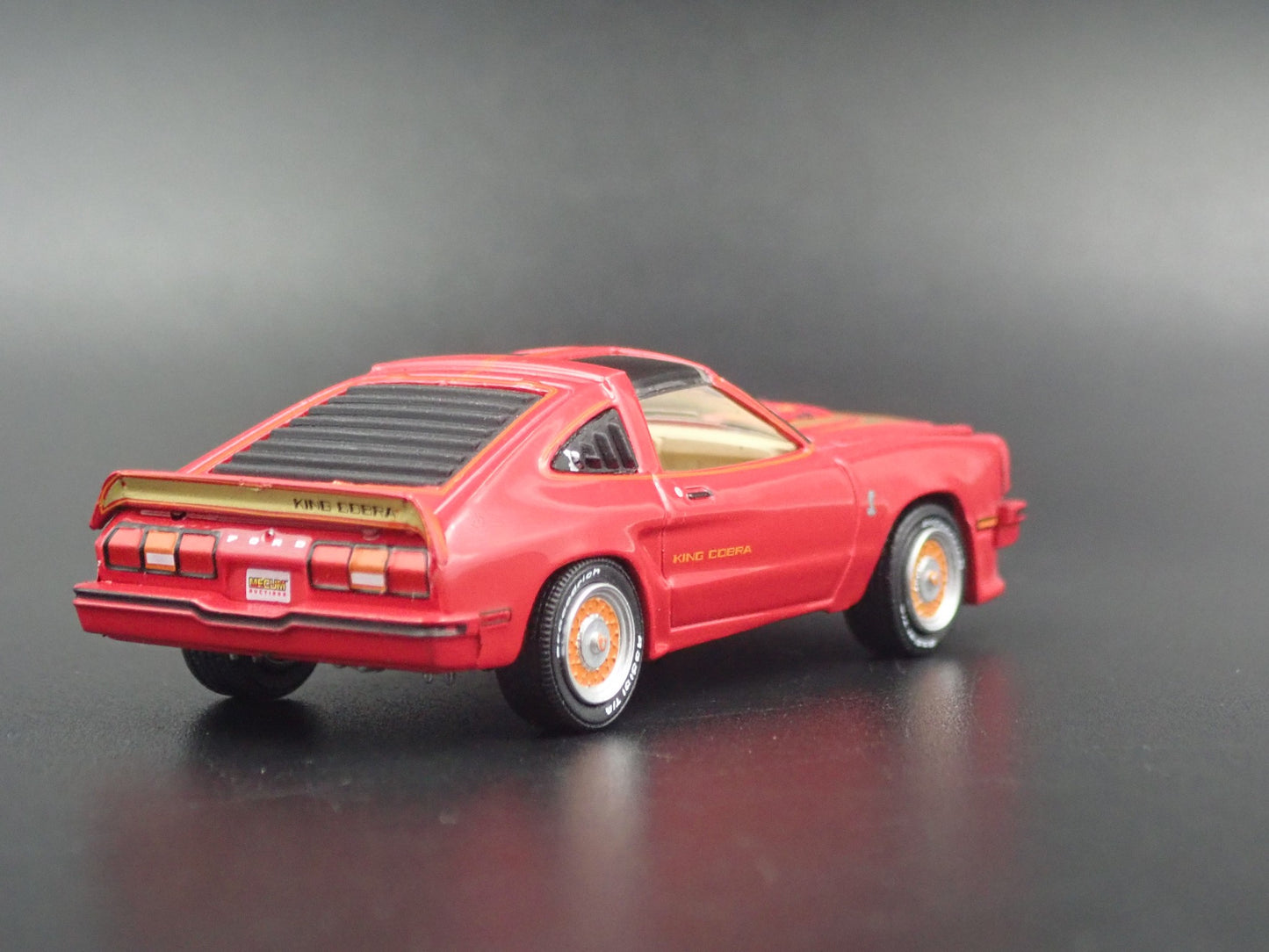 1978 78 FORD MUSTANG II KING COBRA RED 1:64 SCALE COLLECTIBLE DIECAST MODEL CAR