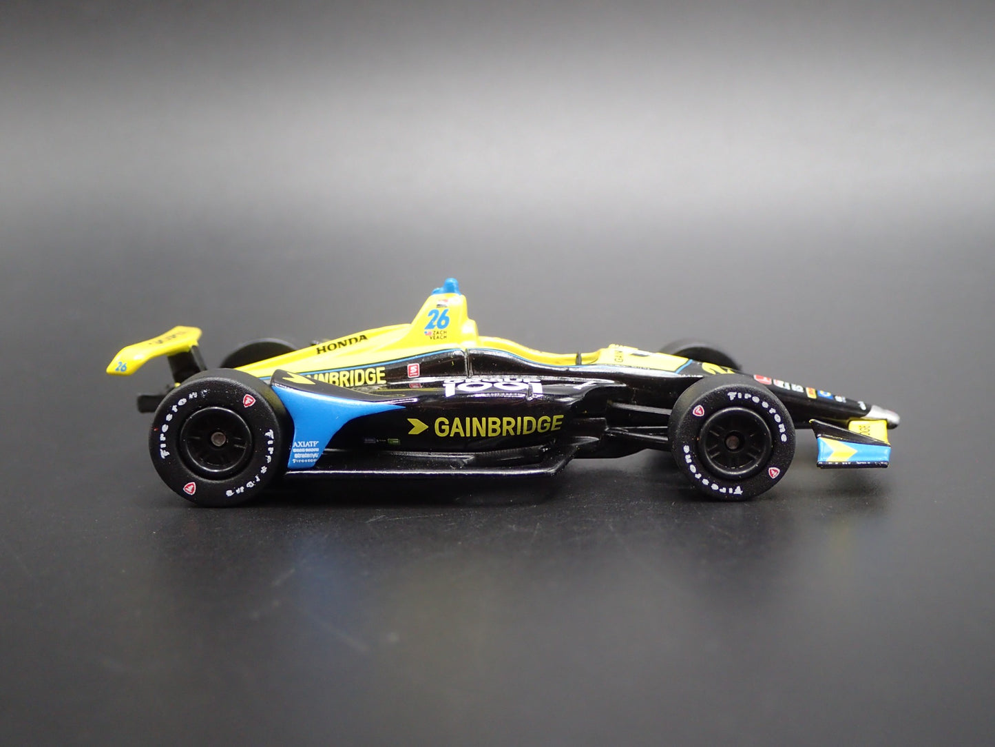 2019 INDY CAR RACING HONDA 26 ZACH VEACH GAINBRIDGE 1:64 SCALE DIECAST MODEL CAR