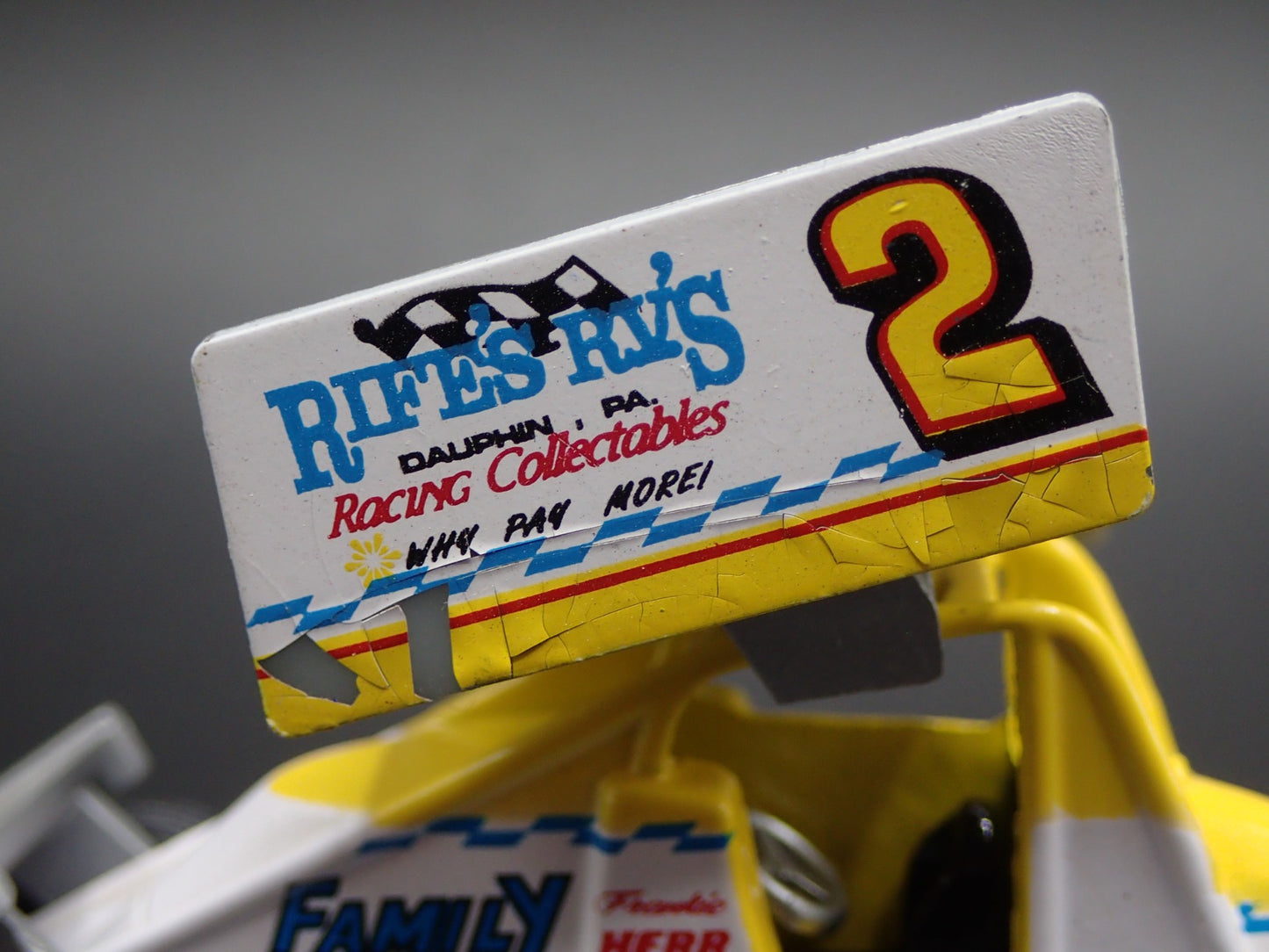 SPRINT CAR #2 FRANKIE HERR BARN FIND 1:64 SCALE DIORAMA DIECAST MODEL CAR