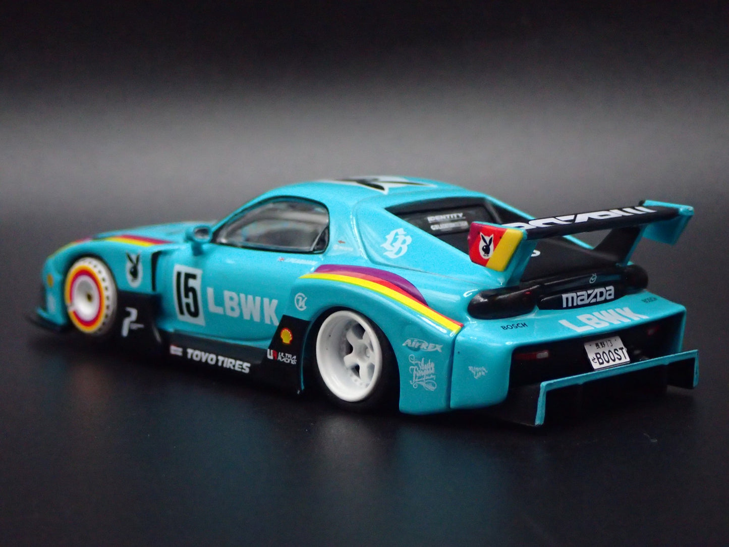 MAZDA RX7 FD3S LB-SUPER SILHOUETTE LIBERTY WALK JDM 1:64 SCALE DIECAST MODEL CAR
