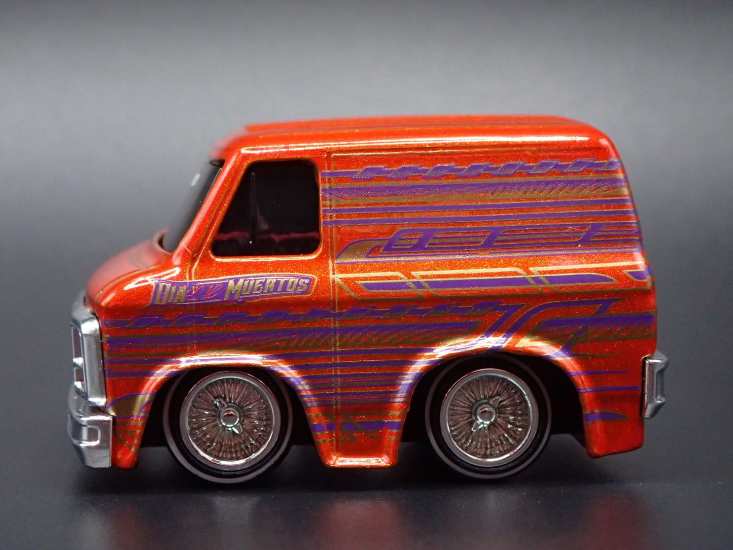 1979 79 GMC VANDURA PANEL VAN CAR TUNED ORANGE 1/64 SCALE DIECAST MODEL CAR