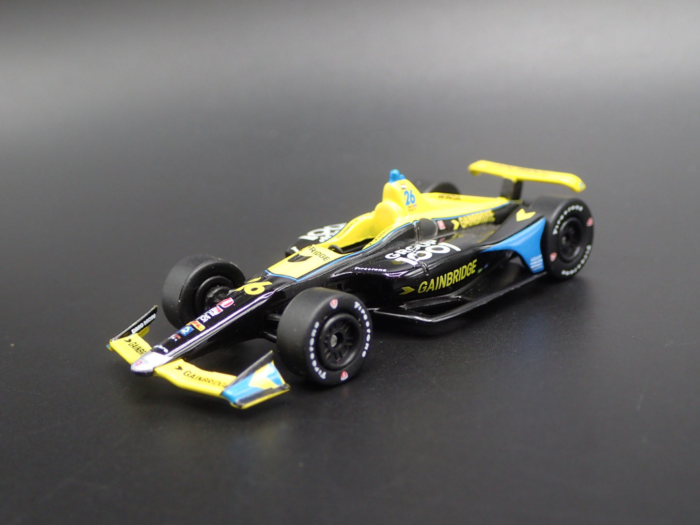 2019 INDY CAR RACING HONDA 26 ZACH VEACH GAINBRIDGE 1:64 SCALE DIECAST MODEL CAR