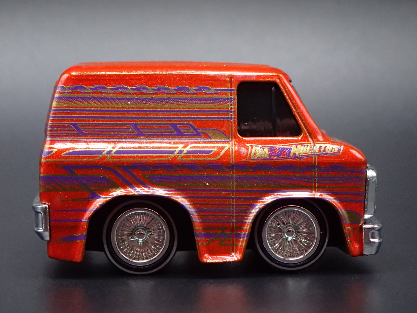 1979 79 GMC VANDURA PANEL VAN CAR TUNED ORANGE 1/64 SCALE DIECAST MODEL CAR