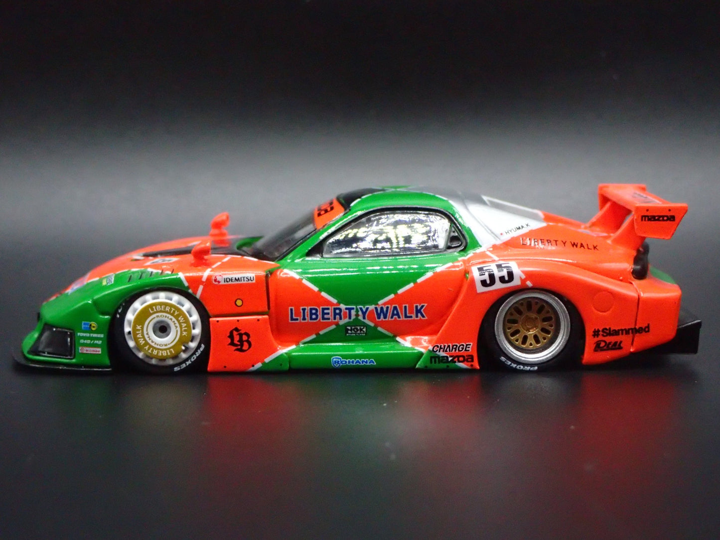 MAZDA RX7 FD3S LB-SUPER SILHOUETTE LIBERTY WALK JDM 1:64 SCALE DIECAST MODEL CAR