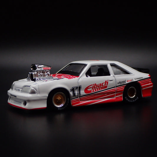 1993 93 FORD MUSTANG SVT COBRA FOX BODY EIBACH W/ HITCH 1:64 SCALE DIECAST MODEL