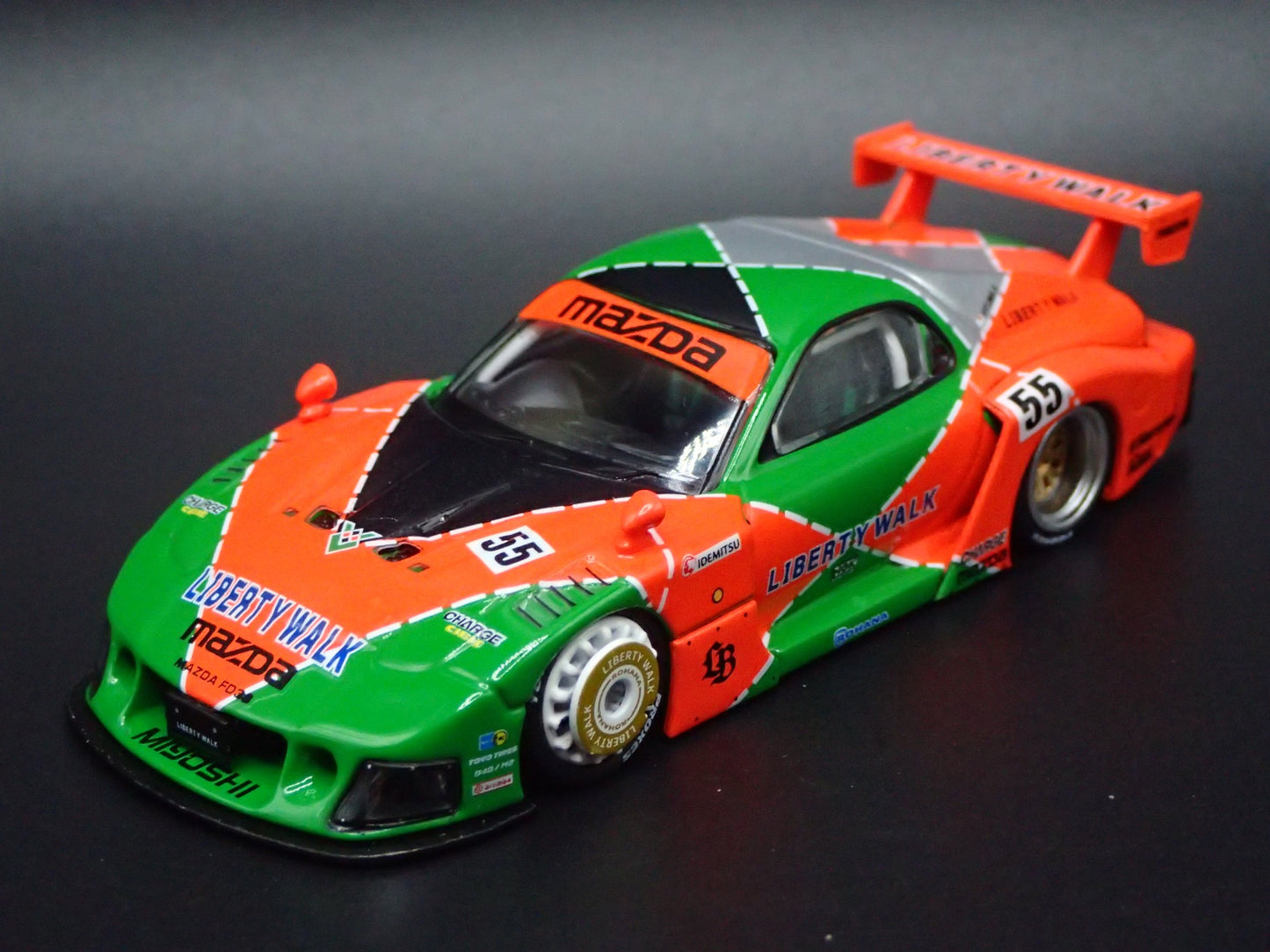 MAZDA RX7 FD3S LB-SUPER SILHOUETTE LIBERTY WALK JDM 1:64 SCALE DIECAST MODEL CAR