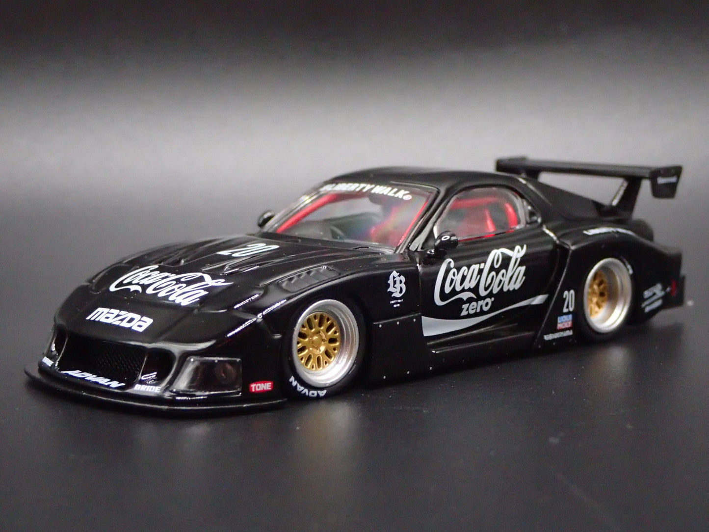 MAZDA RX7 FD3S LB-SUPER SILHOUETTE LIBERTY WALK JDM 1:64 SCALE DIECAST MODEL CAR