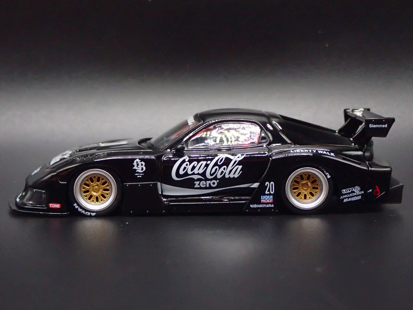 MAZDA RX7 FD3S LB-SUPER SILHOUETTE LIBERTY WALK JDM 1:64 SCALE DIECAST MODEL CAR