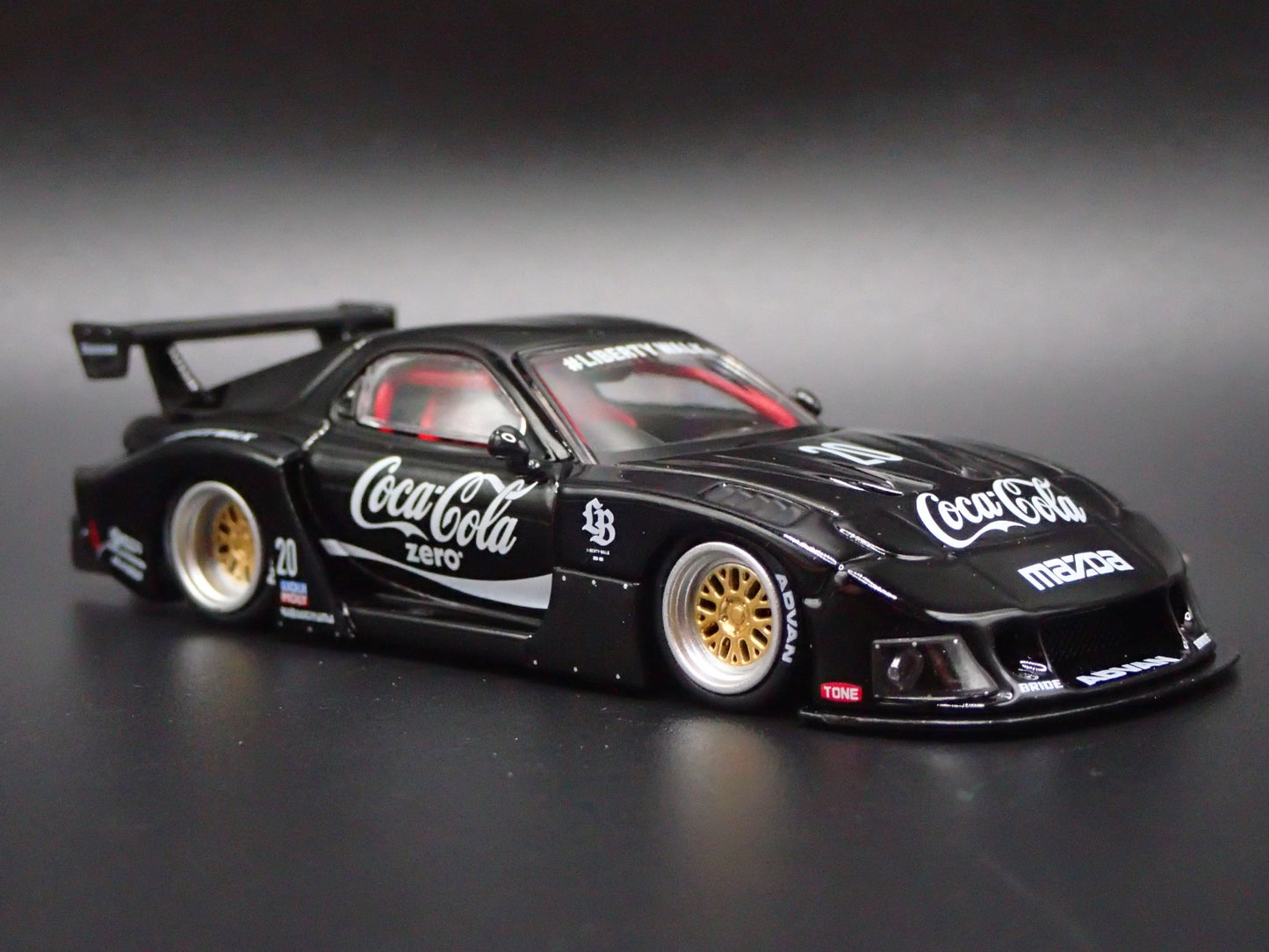 MAZDA RX7 FD3S LB-SUPER SILHOUETTE LIBERTY WALK JDM 1:64 SCALE DIECAST MODEL CAR