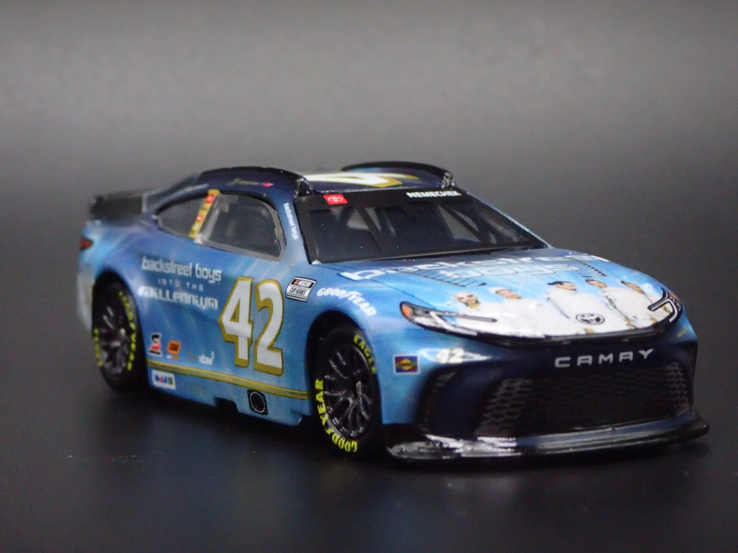2025 TOYOTA CAMRY 42 JOHN HUNTER NEMECHEK BACKSTREET BOY NASCAR 1:64 DIECAST CAR